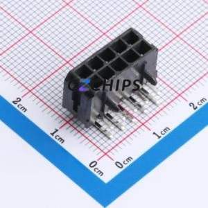 WAFER-MX3.0-10PWZ Wire-to-Board Pin Header Bent Lead Through Hole,P=3mm Connector 2x5P 3mm Right Angle Insert Micro-Fit (MX 3.0) - Product Image 1