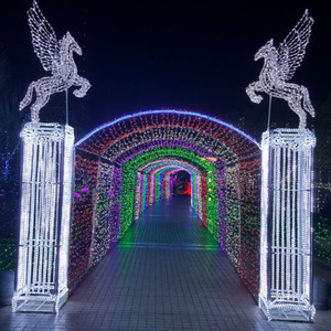 Décorations lumineuses de Noël pour l'<span class=keywords><strong>extérieur</strong></span>, NOUVEAU, prix d'usine créatif, <span class=keywords><strong>décoration</strong></span> suspendue en ville, motif lumineux LED 2D pour poteau - Product Image 1