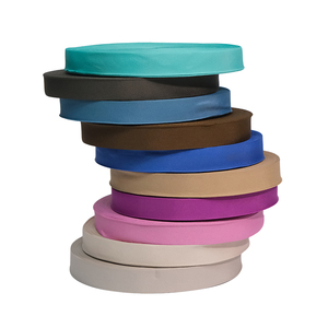 סרט בד פוליאסטר-כותנה עמיד עם דוגמת פסים רקומים, 25 מ\"מ, 100 יארד בגליל אחד, במלאי, במחיר מפעל. - Product Image 1