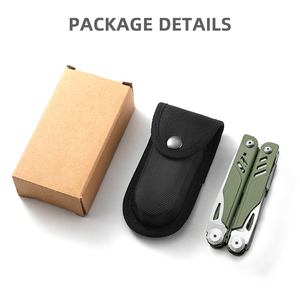 Vente en gros de multi-outils de poche 18 en 1, pince à bec effilé en acier inoxydable, multi-outils autobloquants, équipement EDC avec étui - Product Image 5