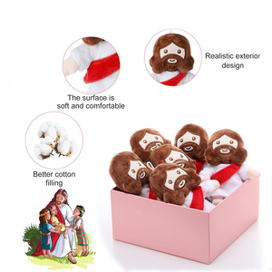 Peluche di Gesù Salvatore all'Ingrosso, Giocattoli Religiosi Cristiani, Bambole di Peluche per Adulti, Pasqua, Natale, Battesimo - Product Image 3