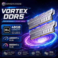CODE D'ORIGINE Vortex RGB 48GB 24GBx2 DDR5 6000MHz CL26 UDIMM 288 broches Dissipateur thermique en aluminium XMP 3.0 EXPO pour PC de jeu en stock