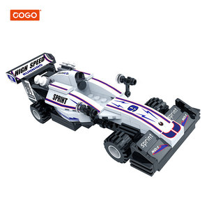 COGO 157 Piezas Bloques de Construcción Ensamblables de Fricción Coche de Carreras <span class=keywords><strong>F1</strong></span> de Alta Velocidad Juguetes Educativos para Niños - Product Image 1