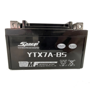 Batería <span class=keywords><strong>de</strong></span> motocicleta sellada <span class=keywords><strong>de</strong></span> plomo-ácido sin mantenimiento Spacyi YTX7A-BS <span class=keywords><strong>de</strong></span> <span class=keywords><strong>12V</strong></span> 7Ah, nueva, compatible, al por mayor - Product Image 2