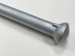 Venta caliente personalizado OEM CNC gran perno forjado roscado piezas de mecanizado galvanizado - Product Image 2