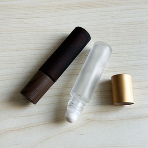 Rollo de aceite esencial de viaje a prueba de fugas recargable de 10ml 2,7 Dram en botella de Perfume de bola de rodillo de vidrio ámbar - Product Image 3