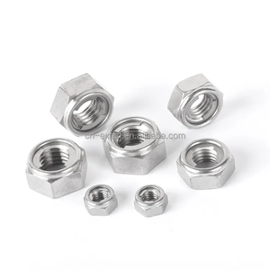 Écrou de blocage automobile DIN 980 nickelé classe 8, type <span class=keywords><strong>M</strong></span>, type à griffe, tout <span class=keywords><strong>m</strong></span>étal, type à couple, hexagonal - Product Image 6