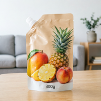 Pochette souple personnalisée avec bec verseur pour liquides, idéale pour les boissons et les détergents, avec impression sur mesure