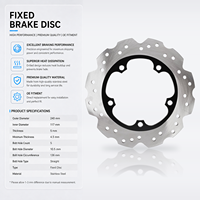 Disque de frein arrière sur mesure 240 mm percé pour Honda NC 750 X NC 750 S NC 700 X CTX 700, nouvelle livraison, acier 420