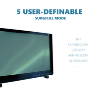 Système de caméra d'endoscopie portable 4K IKEDA YKD-9132 avec source de lumière froide médicale pour la chirurgie ORL et la tour laparoscopique