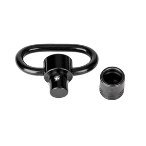 Hecho en Fábrica, Anilla Giratoria de 1.25 Pulgadas (42mm), Ajuste Universal, Anodizado Negro, Duradera, Alta Resistencia, Liberación Rápida, Equipo Táctico para Exteriores - Product Image 1