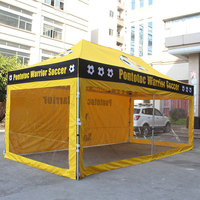Robustes 3x6m Pop-up Pavillon-Zelt mit Vollfarbdruck für Verkaufsstände, Outdoor-Messen und Marketing-Events