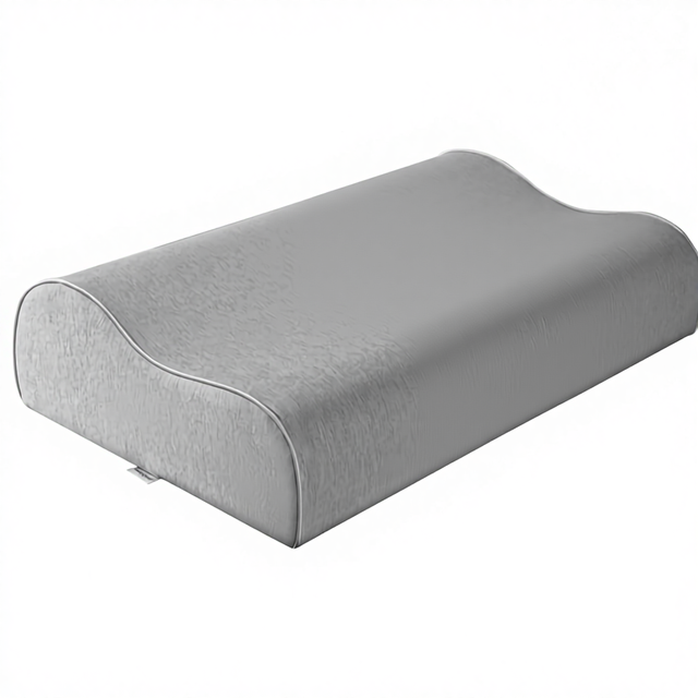 Ergonomic Orthopedic Sleeping Pillow Modern Cervical Contour Butterfly Memory Foam Shredded Wedge Shape with Custom Logo