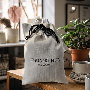 Bolsa de Algodón Orgánico con Cordón, Personalizada, Ecológica, de Muselina, para Empaque de Joyería, MOQ Bajo - Product Image 1