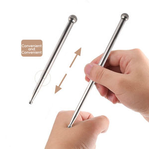 Alat refleksi wajah kepala ganda, alat pijat anti karat, pena akupunktur wajah, alat titik pemicu - Product Image 2