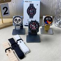 Smartwatch M109 Economico per Esterni, Impermeabile IP68, Orologio Sportivo Intelligente con Cardiofrequenzimetro, Fitness, Cinturino in Maglia Metallica, Smartwatch da Uomo