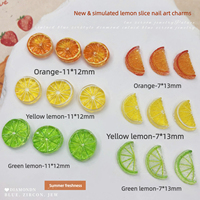 30 Stuks 3D Hars Citroenschijfje Nagel Charmes Zomer OrangeLime Fruit Nageldecoratie DIY Manicure Nail Art Accessoires voor Nagelsalon