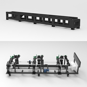 Machine de découpe laser fibre semi-automatique 6KW pour tuyaux métalliques en acier avec contrôle Cypcut, support IA, refroidissement par eau, épaisseur 0-10mm - Product Image 6