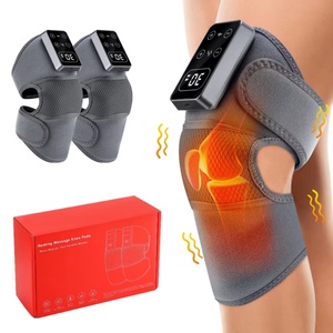 <b>Electric</b> <b>Heating</b> Knee <b>Pads</b> Multi-Function Massage Vibrating Knee Massager Heat Massage Relax Knee - Product Image 1
