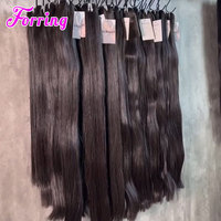 100% Cabello Humano Virgen Vietnamita Liso 15A, Doble Trama, Cutícula Alineada, Paquetes de Cabello Natural, Novedad