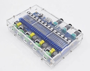 Amplificateur de puissance numérique BT 5.0 TPA3116D2 4 canaux 50Wx2+100Wx2, carte amplificateur stéréo double caisson de basses, amplificateur home <span class=keywords><strong>cinéma</strong></span> XH-A310 - Product Image 2