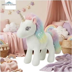Peluche de Unicornio Arcoíris de Diseño <span class=keywords><strong>Original</strong></span>, Juguete de Peluche Suave, Regalo de Cumpleaños para Niñas, Fabricante de Peluches Personalizados OEM ODM - Product Image 5