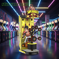 STARAMUSE Machine de boxe arcade Dragon Fist avec accepteur de billets personnalisé, pour jeux de sport de type boxer, à monnayeur, pour intérieur et jeux de rue