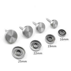 Tornillo de Resonancia de Acero Inoxidable de 16-25mm con Tapa y Clip para Fijación de Vidrio y Acrílico - Product Image 2