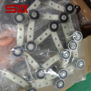 Chaîne d'escalator à double ou simple fourche, sections 17, 19, 21, 22, 24, rouleau en nylon robuste, pièces de rechange pour assemblage et modernisation - Product Image 3