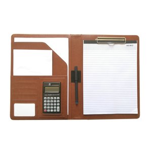 A4 PU Da Hội Nghị Thư Mục Danh Mục Đầu Tư Kinh Doanh Padfolio Với Máy Tính - Product Image 3