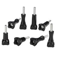 Adaptador de montaje de trípode, tuerca de perno de acero inoxidable, tornillo de pulgar largo para GoPro, accesorio de cámara Insta 360, 3 uds. Por paquete