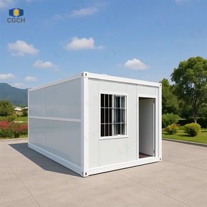 Maison conteneur pliable personnalisable CGCH de 20 pieds, écologique, installation rapide, atelier, maison préfabriquée avec structure en acier - Product Image 1