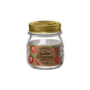 Pot en verre 4 Stagioni 25 cl H 9,3 cm Ø 8,3 cm sans couvercle Bormioli Rocco - Product Image 1