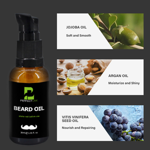 Bán buôn OEM râu Sản phẩm dầu Cologne gỗ đàn hương vani thơm râu dầu cho nam giới cho tất cả các loại râu 30ml - Product Image 3