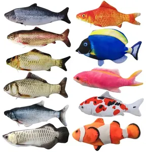 Juguete interactivo para gatos y peces, hierba gatera eléctrica con Usb, para bailar - Product Image 1