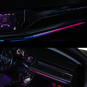 Éclairage d'ambiance RGBIC pour voiture, directement de l'usine, pour Volkswagen Passat 2019-2025, décoration intérieure, bande LED - Product Image 2