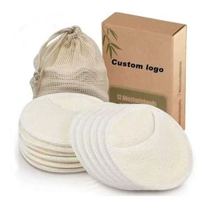 Bamboevezel Vinger Invoegen Make-Up Remover Pads Herbruikbare Wasbare Bamboe Katoenen Vingerwieg Pads Gezichtsreinigende Sponzen - Product Image 1