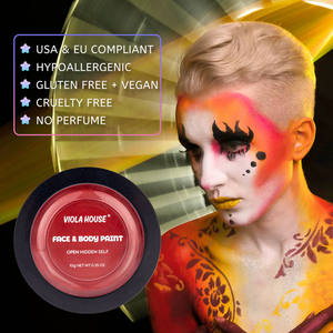 Paleta de Pintura Corporal Vibrante de 12 <span class=keywords><strong>Colores</strong></span>, Kit de Maquillaje Profesional SFX <span class=keywords><strong>para</strong></span> Halloween, Cosplay, Festivales, Fiestas, Pintura <span class=keywords><strong>para</strong></span> Escenario, Kit OEM - Product Image 4