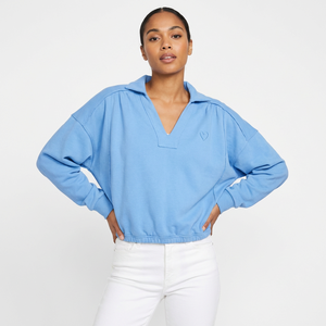 Felpa da Donna <span class=keywords><strong>Off</strong></span>-<span class=keywords><strong>White</strong></span> con Stampa TOKYO, Girocollo in Cotone, Maniche Lunghe, Casual Oversize - Product Image 3