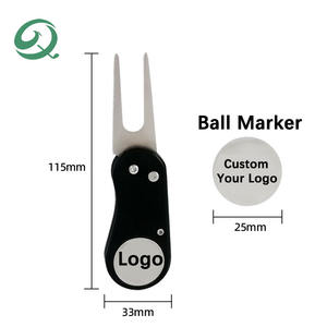 Herramienta de reparación de Divot de Golf personalizada, navaja de acero inoxidable, herramienta de Divot de Golf en blanco con marcador de bola, horquilla de campo de Golf - Product Image 6