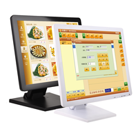 Monitor de Pantalla Táctil LCD de 15 Pulgadas, Precio Económico, Pantalla Táctil Resistiva de 5 Cables para PC, para Punto de Venta