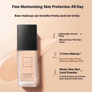 H 30ml Concealer Liquid Foundation <b>Moisturizing</b> Long-Lasting Non-Removing Makeup Internet Celebrity BB Skin Men Left Hand <b>Spray</b> - Product Image 2