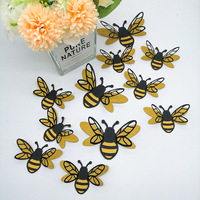 12 autocollants muraux 3D en forme de petite abeille, décorations murales de dessin animé pour la maison