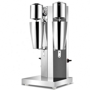 Mezclador de batidos de leche automático comercial de acero inoxidable, máquina de batidos eléctrica para tienda de alimentos - Product Image 4