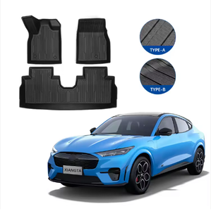 Alfombrillas de coche de Material TPE de alta calidad para <span class=keywords><strong>Ford</strong></span> <span class=keywords><strong>Mustang</strong></span> <span class=keywords><strong>Mach</strong></span>-E 2020-2022 alfombrillas de coche Tpe accesorios de coche alfombrilla de suelo - Product Image 1