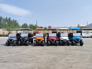 Véhicule tout-terrain à arbre <span class=keywords><strong>48V</strong></span> 4000W <span class=keywords><strong>Quad</strong></span> Bike Voiturette de golf électrique Batterie sans entretien au plomb 5-6 places Portée de 70 à 90km - Product Image 2