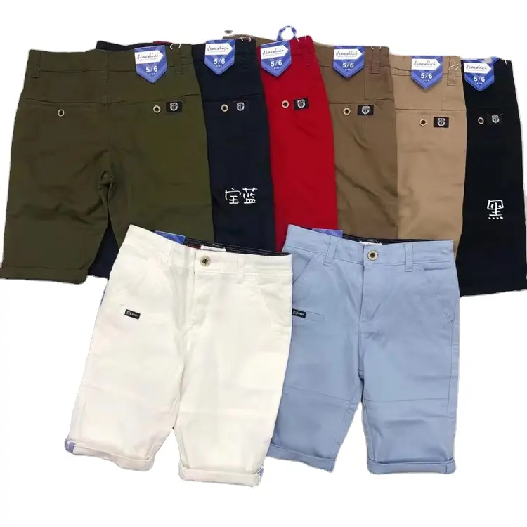 Nueva moda de algodón de verano de 5 colores bebé niños para niño Niño de pantalones cortos Casuales