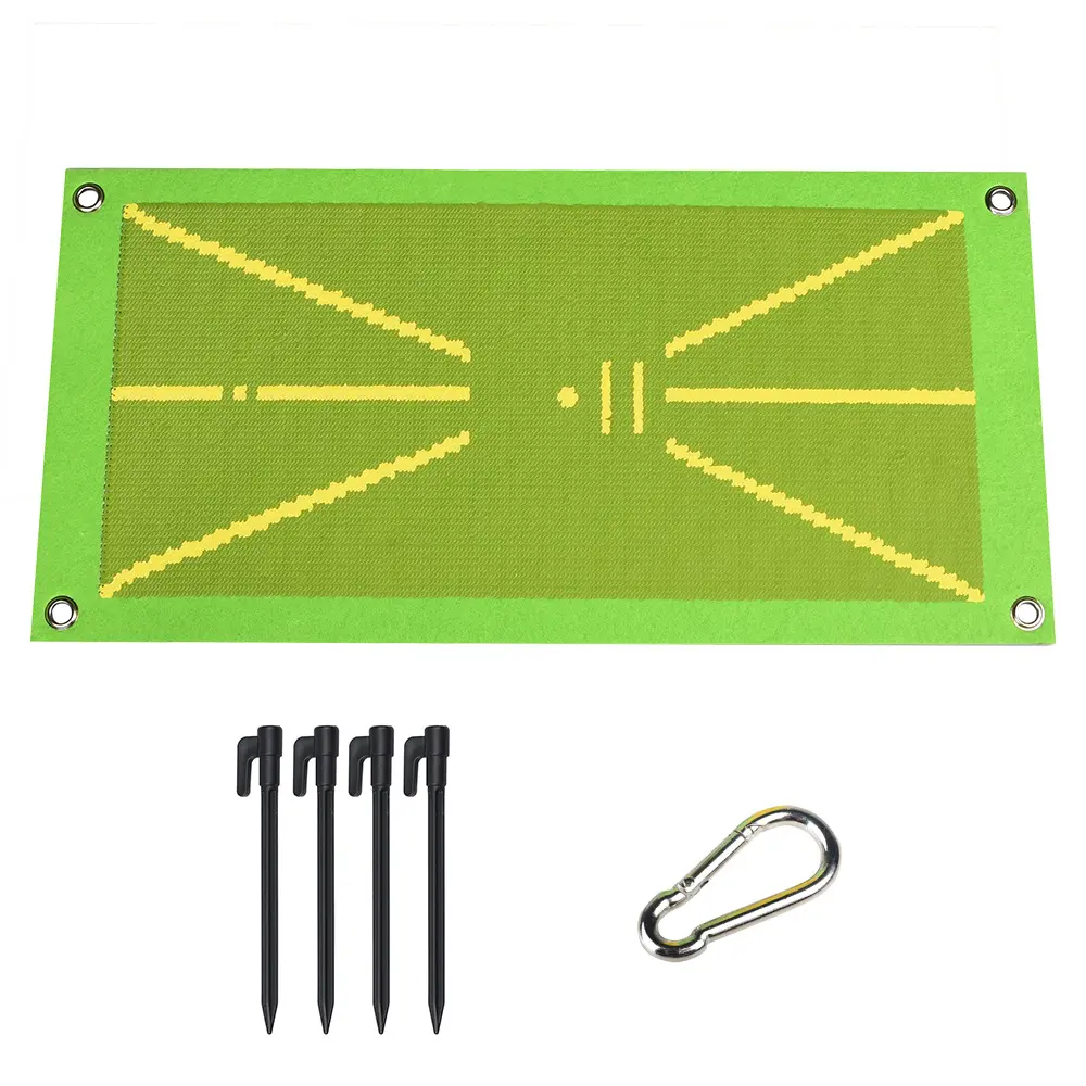 Hot Sale Golf Training Mat Para Swing Detecção Batting Prática Jogo de Treinamento Golf Impact Mat Golf Colocar Bater Mat