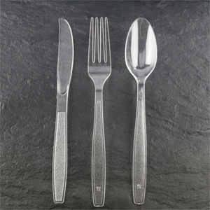 Disposable Plastic Flatware Cutlery Sets Flight Plastic Spoon Fork And Knife Kit Fast Food Tableware