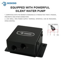 Pompe à eau électrique OCOCOO H06S-12v DC 450L/H 3M Débit élevé Haute pression Système de refroidissement d'ordinateur OEM personnalisé Basse température